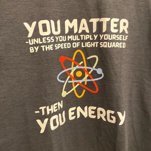 Graphic t-shirt. You matter!